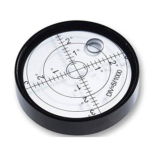 Ubei  조절 하이 정밀 라운드 불스아이 기포 레벨 스피릿 기포 서피스 레벨 기포 Inclinometers Surveying Instruments, 프로 측정 툴 And Tribrachs, Ø60mm, 정확성 15’/ 2 알루미늄 케이스