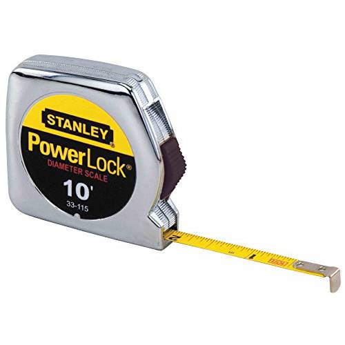 Stanley 핸드 툴 33-115 10’ x 1/ 4 PowerLock 포켓,미니,휴대용 테이프 Rule (3 Pack)
