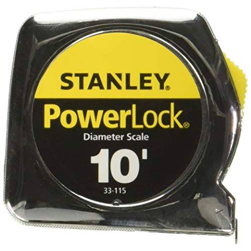 Stanley Tools 33-115 6 팩 10ft. Powerlock 주머니 테이프 Rule With Diameter 스케일