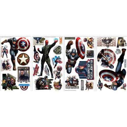 마블 Superheroes Comic - Avengers 영화 - Captain America Movie 벽면 데칼,스티커 스티커 Party Room 장식,데코
