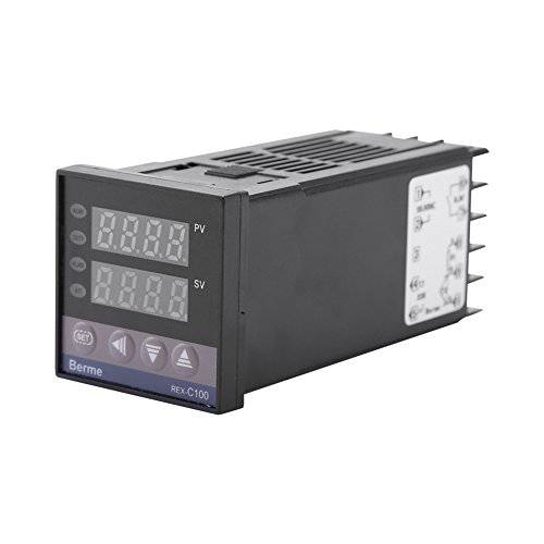 Hilitand 0℃~1300℃ REX-C100 디지털 인텔리전트 온도조절기 LED PID 온도 컨트롤러 키트 알람 AC110V-240V