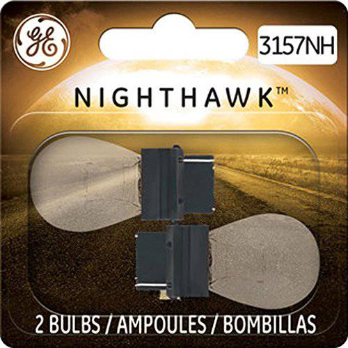 GE 라이트닝 3157 Nighthawk 자동차 교체용 Bulbs, 2 Pack