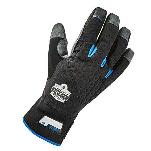 Ergodyne ProFlex 817WP 방수 Work Gloves, 써멀 Insulated, Touchscreen, 한층더강화된 Palms, Black, XX-Large