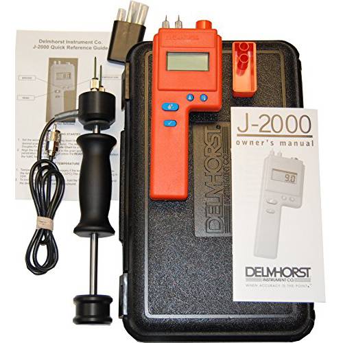 Delmhorst J-2000/ PKG 디지털 Pin-Type 우드 수분계, 확장된 패키지