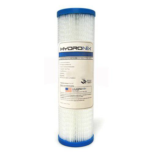 Hydronix SPC-25-1020 범용 Whole 하우스 Sediment Pleated 용수필터, 물 필터, 정수 필터, 세척가능 and Reusable, 2.5 x 10 - 20 Micron