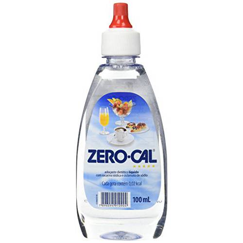 Zero Cal  리퀴드 감미료,설탕대체,스위트너 3.3oz | Adocante Dietetico 리퀴드O 100ml (팩 of 01)
