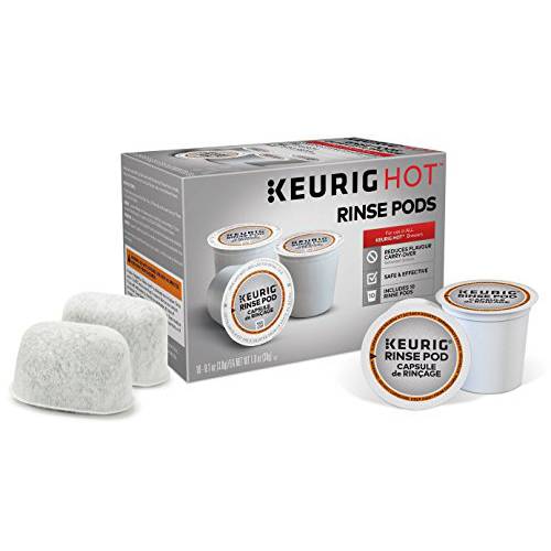 석회질제거,물떼클리너,찌든때 and 정비 Kit for Keurig 브루어스 - 포함 10 Keurig Rinse 캡슐 Plus 2 Water 용수필터,물필터,여과기,필터