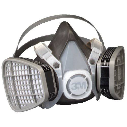 3M 일회용 Respirator, 1/2,하프 얼굴,페이스 Piece 조립품 5301, 오가닉,  안개 Respiratory Protection, 라지 사이즈