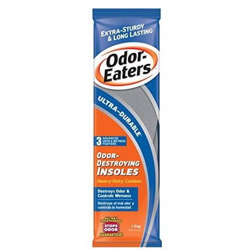 Odor-Eaters Ultra-Durable,  내구성, 튼튼 Cushion Insoles, 1 쌍,세트