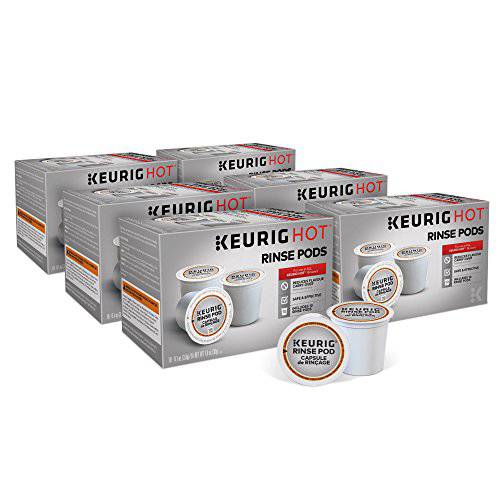 Keurig Rinse Pods, Reduces 플레이버 운반용 Over, 호환가능한 with Keurig Classic/ 1.0& 2.0 K-Cup 커피 Makers, 60 Count