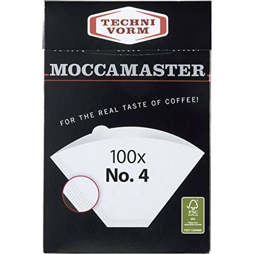 Technivorm Moccamaster Moccamaster 4 화이트 용지 Filters, 원 사이즈