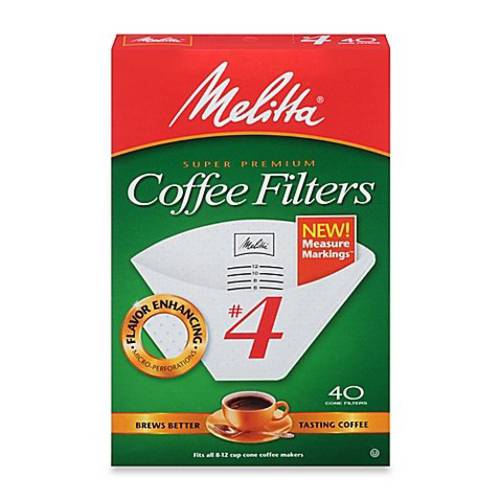 Melitta 커피 Filters, Cone, 40 용수필터,물필터,여과기,필터 (Pack of 3)