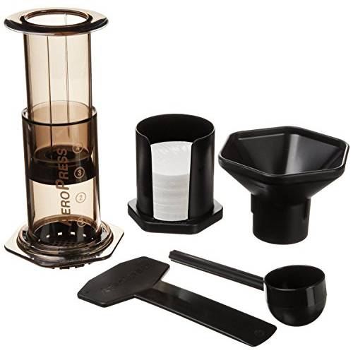 AeroPress 커피 and 에스프레소메이커, 커피 메이커 - 빨리 Makes Delicious 커피 Without Bitterness - 1 to 3 커피캡슐,커피팟 Per Pressing