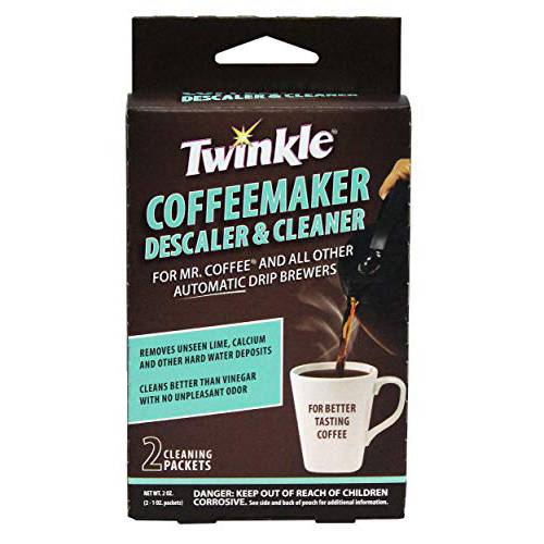 Twinkle 커피maker 청소기& Descaler - 호환 with Mr. 커피&  모든 자동 Drip 단위 (Pack of 2)