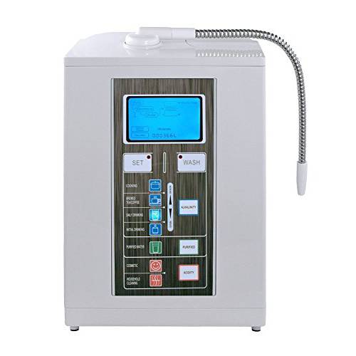 Aqua 이오나이저 디럭스 7.0 | 워터 이오나이저 | 알칼리 워터 여과 시스템 | Produces pH 4.5-11.0 알칼리 워터 | up to -800mV ORP | 4000 Liters Per 필터 | 7 워터 조절