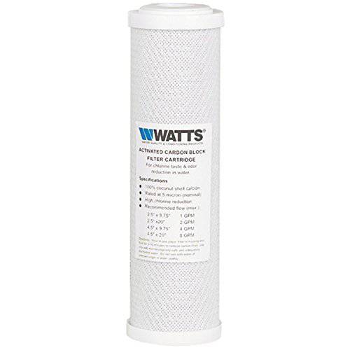 Watts (WCBCS975RV) 카본 Block 용수필터, 물 필터, 정수 필터 카트리지