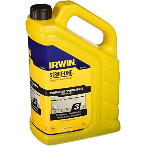 IRWIN 툴 STRAIT-LINE 2032160 영구 마킹 Chalk, 5-pound, 블랙 (2032160)