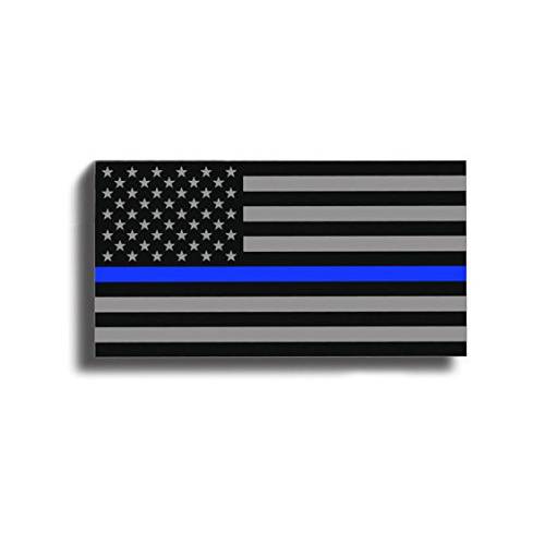 블루 라인 아메리칸 깃발 Subdued 스티커 데칼 Lives MATTER - 지원 Police USA Merica