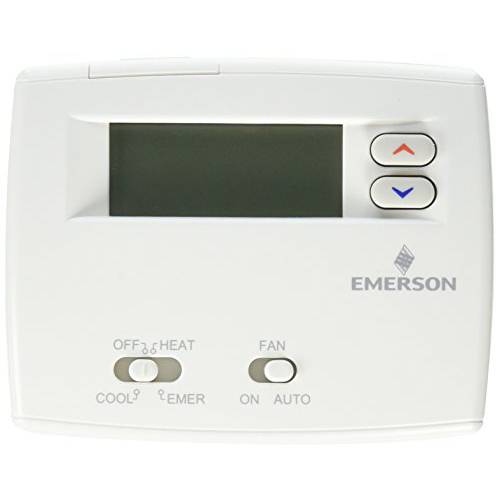 Emerson 1F89-0211 2 히트 펌프,호환펌프 Non-Programmable Thermostat, Blue