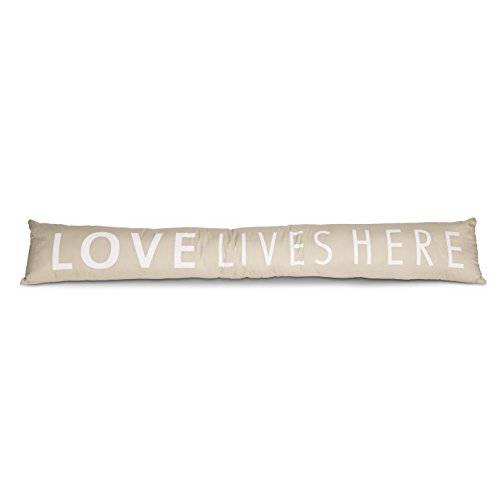 Pavilion Gift Company 72188 Love Lives Here 외풍,바람 Stopper, 36-1/ 2 x 6