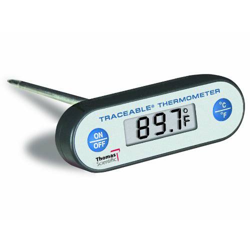 Thomas Traceable 울트라 Food/ Waterproof/ Piercing/ Drop-proof Thermometer, 8 스템, +   or - 0.4 도 C accuracy, -58 to 536 도 F, -50 to 280 도 C