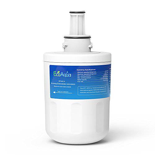 EcoAqua EFF-6011A 교체용 for 삼성 Aqua-Pure 플러스 DA29-00003G, DA29-00003B, DA29-00003A, HAFCU1 냉장고 용수필터, 물 필터, 정수 필터