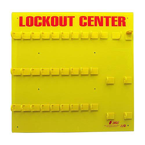 ZING 7116E RecycLockout Lockout 스테이션, 28 맹꽁이자물쇠,통자물쇠,자물쇠, Unstocked