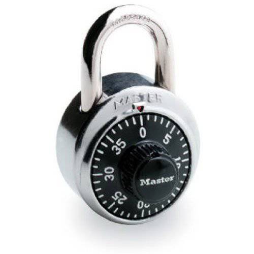 Master Lock 1500D 10 팩 1-7/ 8in. 비밀번호 다이얼 맹꽁이자물쇠,통자물쇠,자물쇠