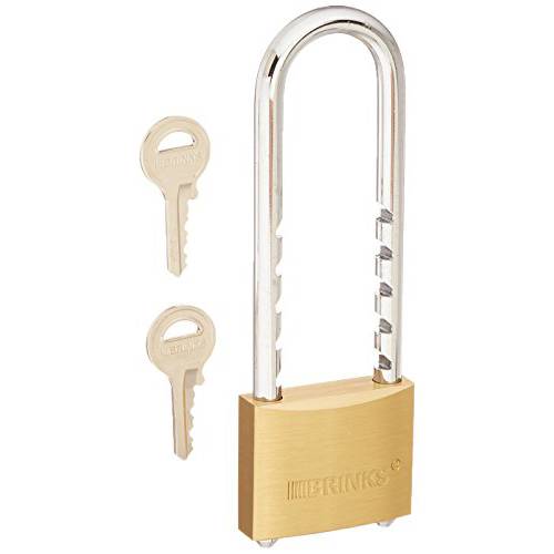 Brinks 671-50061 Commercial 50mm Brass 솔리드 바디 잠금 with 조절가능 Shackle