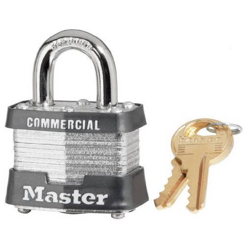 Master 잠금 3KA 3212 맹꽁이자물쇠,통자물쇠,자물쇠 (6-Pack)