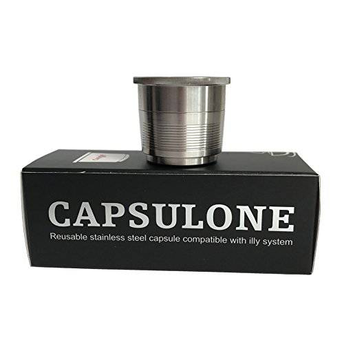 CAPSULONE 스테인레스 steel 리필가능 커피 호환가능한 with illy 커피머신, 커피 캡슐 머신, 커피 메이커 세탁기 필터