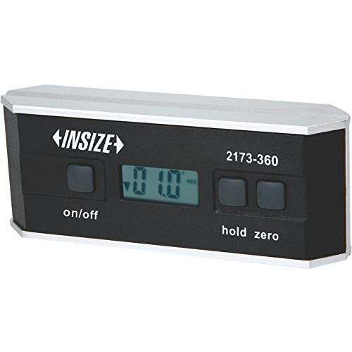 INSIZE 2173-360 Electronic 레벨 and Protractor, IP54, 0 정도 - 360 정도