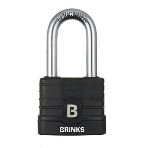 Brinks 677-52051 상업용 50mm 내후성 XT 플러스 Series 맹꽁이자물쇠,통자물쇠,자물쇠 2 Boron 스틸 걸쇠