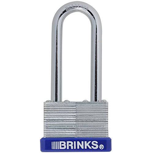 Brinks172-44002B 잠금 Laminated Steel with 2 Shackle (24 Pack), Small/ 44mm, 실버