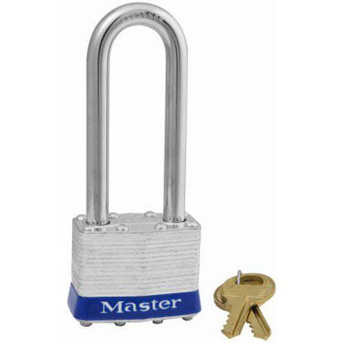 Master Lock 1KALJ Kyed 한쌍 코팅된 잠금 with 2-1/ 2-inch Shackle, 1-3/ 4-inch 와이드 바디