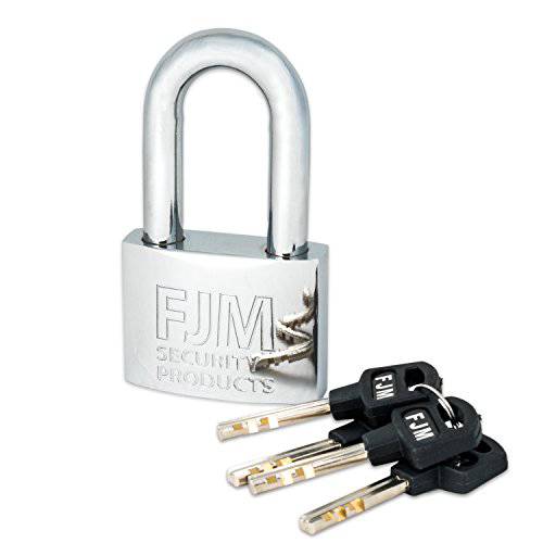 FJM Security Products SPRM60-CR padlocks, 1 Pack, Chrome