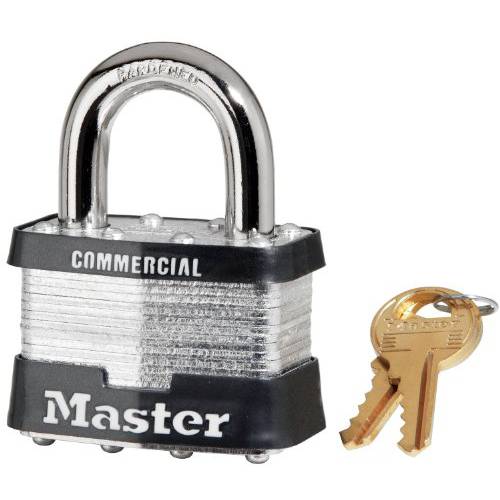 Master Lock 5KA A451 Number-5 코팅된 맹꽁이자물쇠,통자물쇠,자물쇠, 2