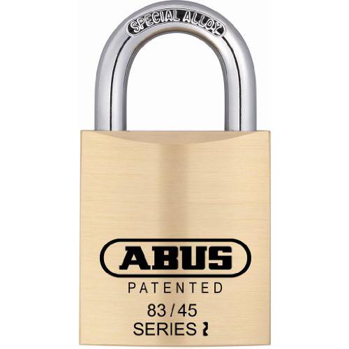 ABUS 83/ 45-300 S2 Schlage 45mm 모든 날씨 솔리드 황동 Rekeyable 맹꽁이자물쇠,통자물쇠,자물쇠 1 인치 걸쇠, Zero-Bitted