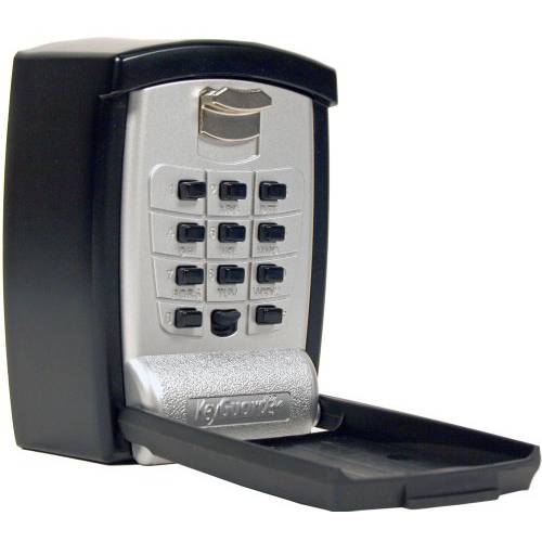 키Guard SL-590 펀칭기,펀치 버튼 키 보관함 벽면 마운트 잠금 Box, 블랙 피니쉬
