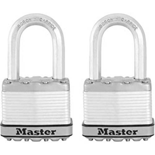 Master Lock M5XTLF 매그넘 코팅된 스틸 키,열쇠 한쌍 맹꽁이자물쇠,통자물쇠,자물쇠, 2 팩