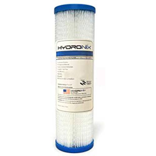 Hydronix SPC-25-1010 범용 Whole 하우스 Sediment Pleated 용수필터, 물 필터, 정수 필터, 세척가능 and Reusable, 2.5 x 10 - 10 Micron