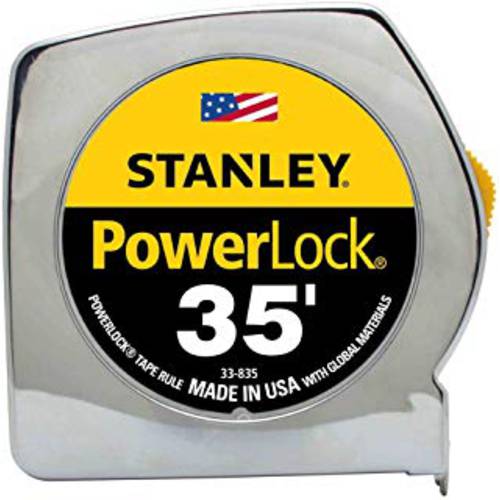 Stanley 핸드 툴 33-835 35’ PowerLock 테이프 치수,측정