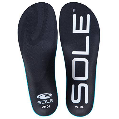 SOLE Active Thick 와이드 슈 안창, 깔창 - Men’s Size 6/ Women’s Size 8
