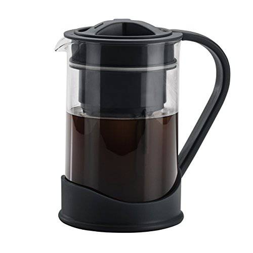 BonJour 50.7oz Cold 우리기 커피머신, 커피 캡슐 머신, 커피 메이커, 블랙