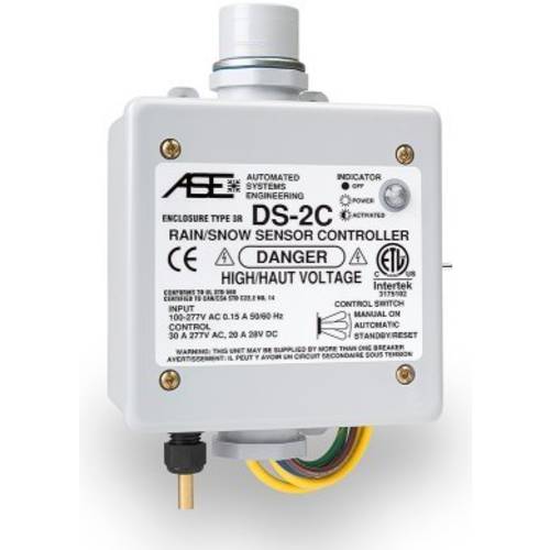 ASE DS-2C Rain/ 눈꽃빙수,셰이브아이스 센서 Control. Input 전압,볼트 of 100-277 VAC. 컨트롤러 용 pavement 눈꽃빙수,셰이브아이스 melting applications