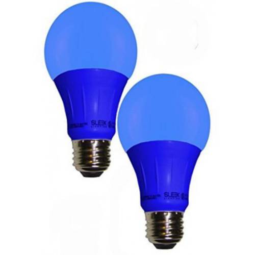 Sleeklighting Blue LED 전구, A19 E26 베이스 Lightbulb -120 볼트 - 3-Watt Energy 절약 - 매질 베이스 - UL-Listed LED 구근 - 지속 More Than 20, 000 Hours