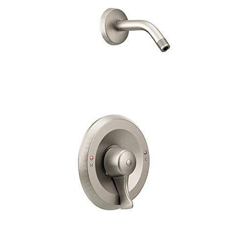 Moen T8375NHCBN Commercial M-DURA PosiTemp 샤워 Only 트림 Kit without 샤워헤드,샤워기 without Valve, 클래식 Brushed Nickel
