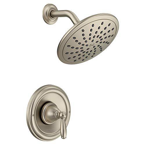 Moen T2252EPBN Brantford Posi-Temp 샤워 트림 Kit with 8-Inch Eco-Performance Rainshower, 밸브 Required, Brushed Nickel