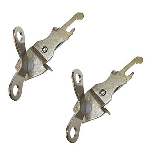 Chef Craft 21118-2PK 세트 of 2 소형, 콤팩트 버터플라이 미니 Size Can and Bottle Openers, Nickel Plated Steel, 4, 실버