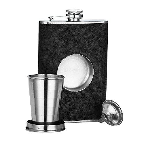QLL Hip Flask with Useful Funnel